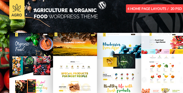 Agro - Organic Farm Agriculture WordPress Theme icon