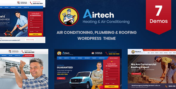 Airtech - Plumber HVAC and Repair theme icon