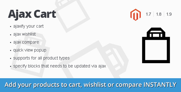 Ajax Cart magento extension icon