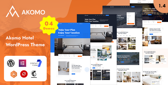 Akomo - Resort and Hotel WordPress Theme icon