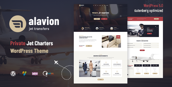 Alavion - Private Jet Charters WordPress Theme icon