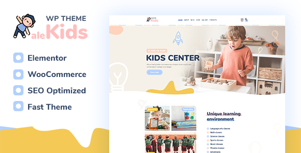AleKids | Kindergarten & Preschool WordPress Theme icon