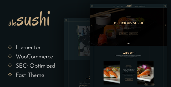 AleSushi - Restaurant WordPress Theme icon