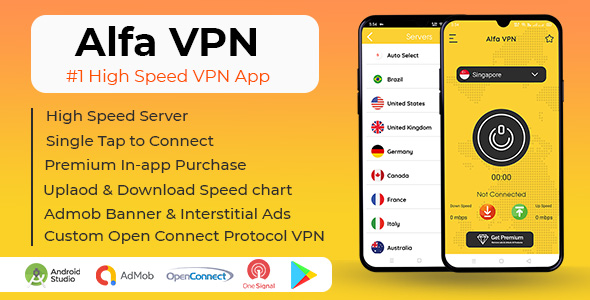 Alfa VPN - Unlimited High Speed VPN Android icon