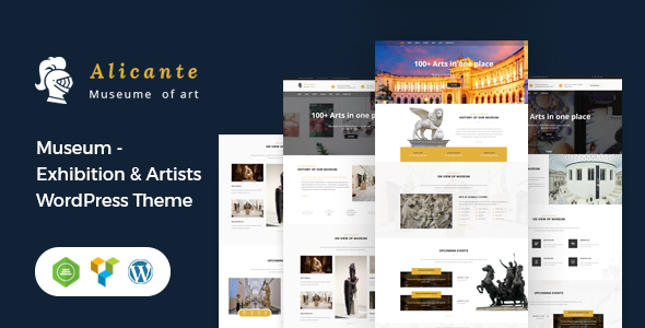 Alicante - Museum & Exhibition WordPress Theme icon