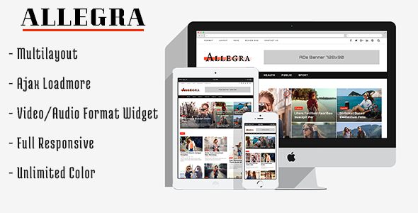 Allegra - A Multilayout Blog & Magazine Theme icon