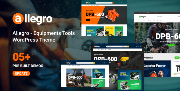 Allegro - Equipment Shop WooCommerce WordPress Theme for Machine & Tools icon