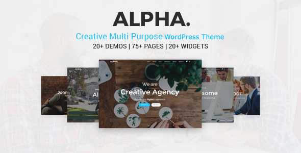 Alpha Dot - Multi Purpose WordPress Theme icon