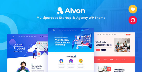Alvon - Multipurpose Startup & Agency WordPress Theme icon