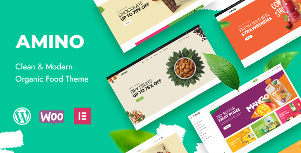 Amino - Organic & Food WordPress Theme icon