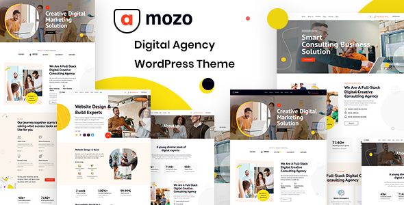 Amozo - Digital Agency WordPress Theme icon
