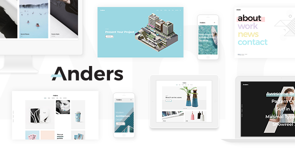 Anders - Design Portfolio Theme icon