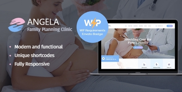 Angela | Family Planning & Pregnancy Clinic WordPress Theme icon