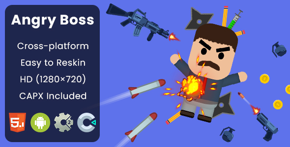 Angry Boss - HTML5 Game | Construct 2 & Construct 3 icon