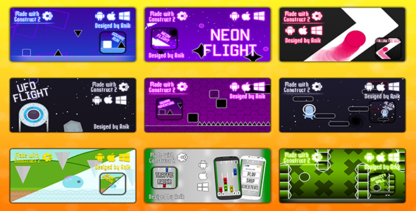 Anik Games Bundle - 9 HTML5 Games (CAPX) icon