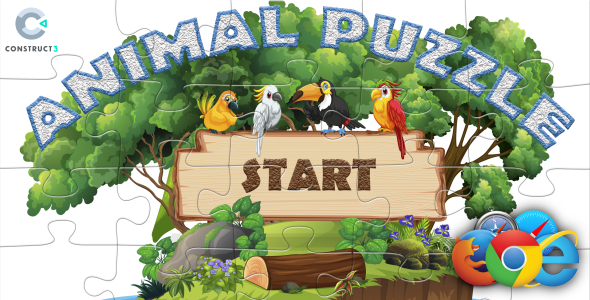 Animal Puzzle HTML5 Game icon