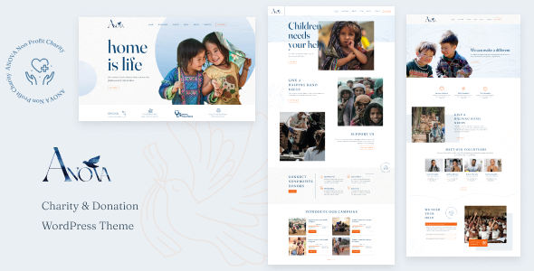 Anova - Charity & Donation WordPress Theme icon