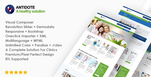 Antidote - Health & Medical WordPress Theme icon