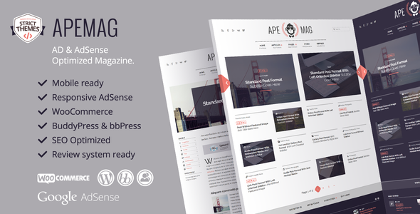 Apemag - Stylish WordPress Theme Magazine with Review System icon