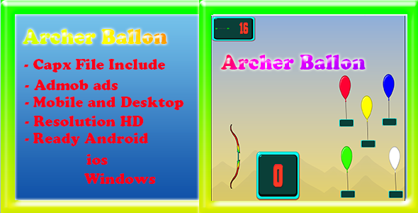 Archer Ballon (Capx + Admob) icon