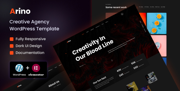 Arino - Creative Agency WordPress Theme icon