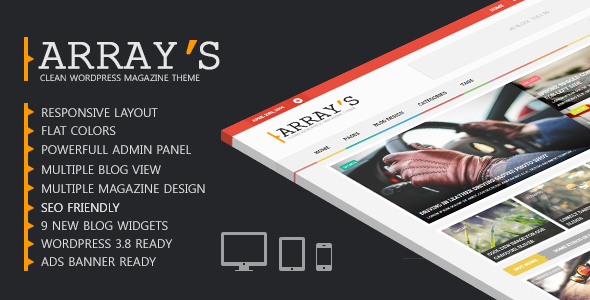 Arrays - Flat Magazine WordPress Theme icon