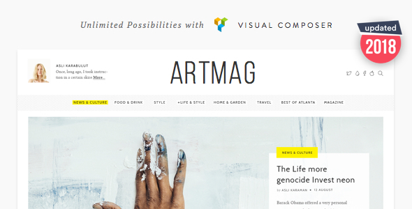 Artmag - Clean WordPress Blog and Magazine Theme icon