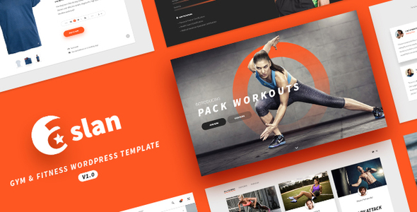 Aslan - Modern Gym & Fitness Responsive WordPress Theme icon