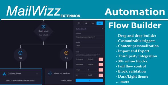 Automation Flow Builder for MailWizz EMA icon