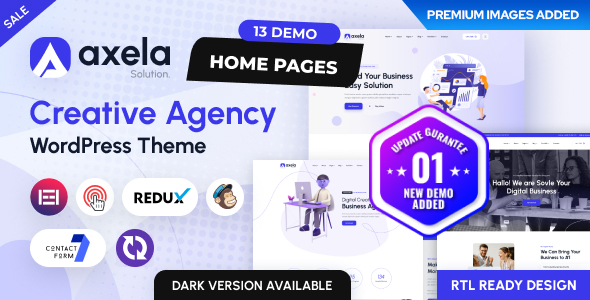 Axela - Creative Agency & Portfolio WordPress Theme icon