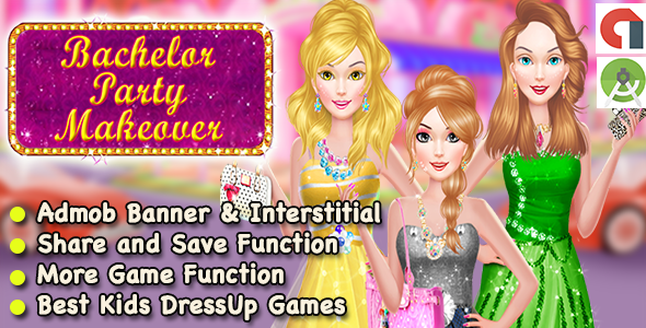 Bachelor Party Makeover Game For Girls + Ready For Publish + Android icon