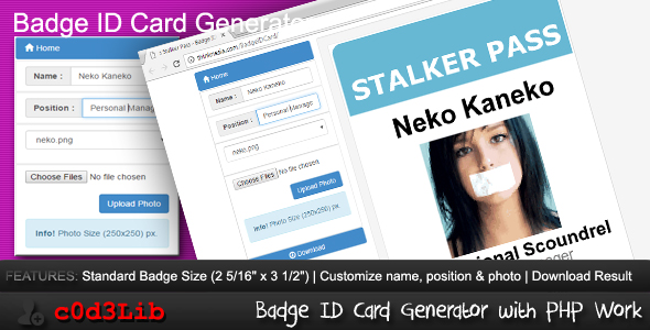 Badge ID Card Generator icon