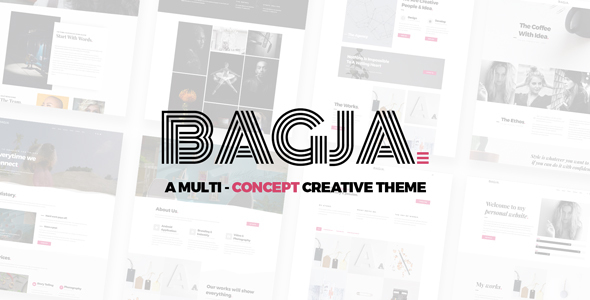 Bagja - Responsive Multi Concept & One Page Portfolio Theme icon