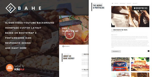 Bahe - Responsive One Page Portfolio Theme icon
