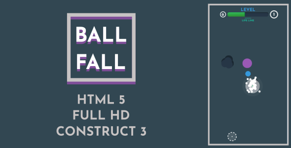 Ball Fall - HTML5 Game (Construct3) icon