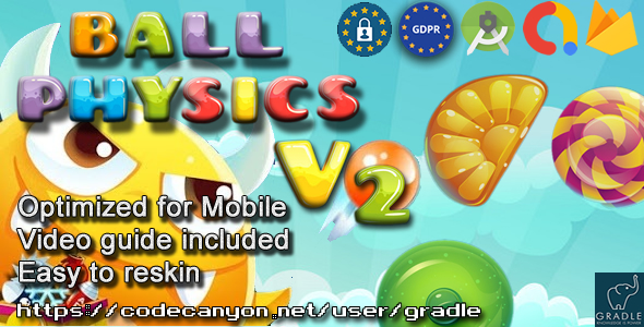 Ball Physics V2 (Admob + GDPR + Android Studio) icon