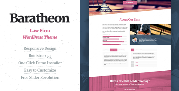 Baratheon - Law Firm WordPress Theme icon