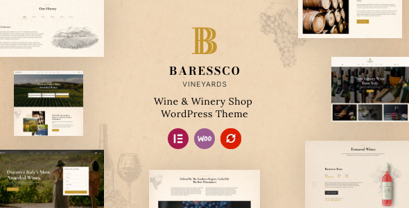 Baressco - Wine, Vineyard & Winery WordPress Theme icon