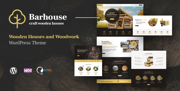 Barhouse - Wooden House Construction and Woodworks WordPress Theme icon