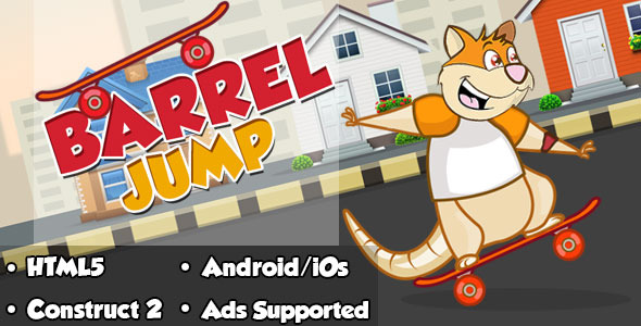Barrel Jump - HTML5 Mobile Game (Capx) icon