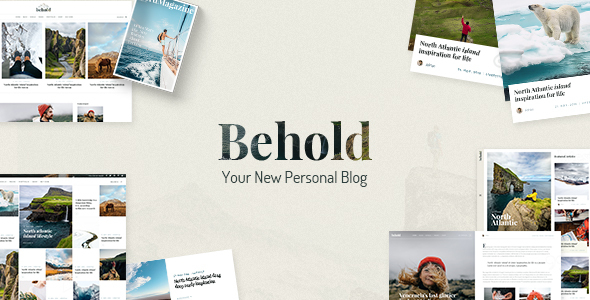 Behold - Personal Blog WordPress Theme icon