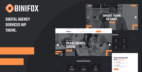 Binifox - Digital Agency Services WordPress Theme icon