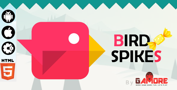 Bird Spikes - HTML5 Game - Construct2 CAPX icon