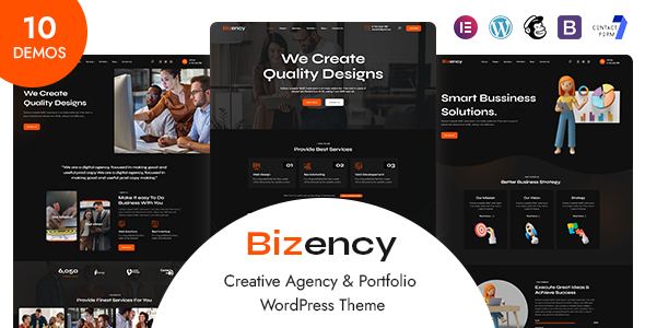 Bizency - Creative Agency & Portfolio WordPress Theme icon
