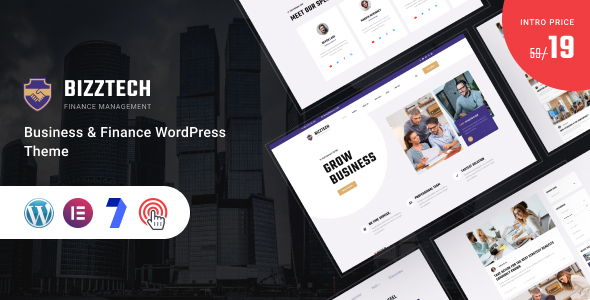 Bizztech - Business And Finance WordPress Theme icon