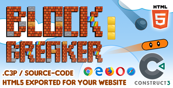Block Breaker - HTML5 Construct 3 Game with Source-code icon