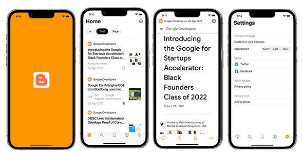 Blogger App & Widget - SwiftUI Full iOS Application icon