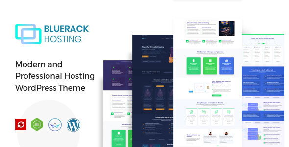 Bluerack - Modern Hosting WordPress Theme icon