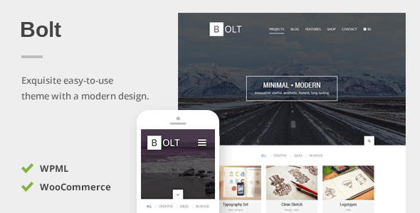 Bolt - A Delightful Responsive WordPress Theme icon