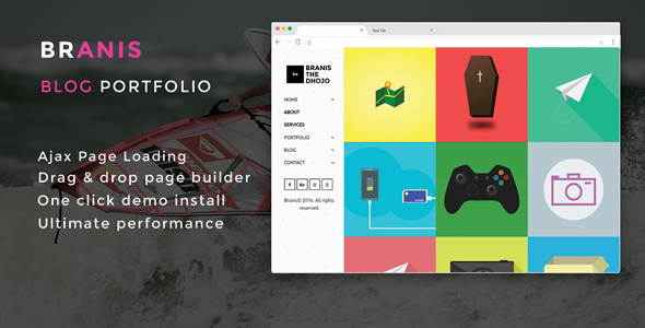 Branis - Personal Portfolio Blog icon